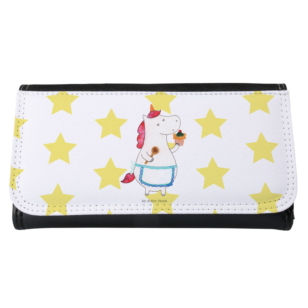 Damen Portemonnaie Einhorn Küchenfee Portemonnaie, Portemonee, Geldbörse, Damen, Groß, XXL, Geldbeutel, Portemonnaies, Einhorn, Einhörner, Einhorn Deko, Pegasus, Unicorn, backen, Muffin, Motivation, Träumer, träumen, Bäckerin, Hobbykoch, Koch, Torte, Kuchen