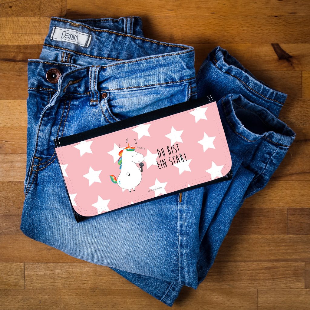 Damen Portemonnaie Einhorn Sänger Portemonnaie, Portemonee, Geldbörse, Damen, Groß, XXL, Geldbeutel, Portemonnaies, Einhorn, Einhörner, Einhorn Deko, Pegasus, Unicorn, Glitzer, Konfetti, Party, Geburtstag, Feier, Fest, Disco, Sängerin, Sänger, Freundin