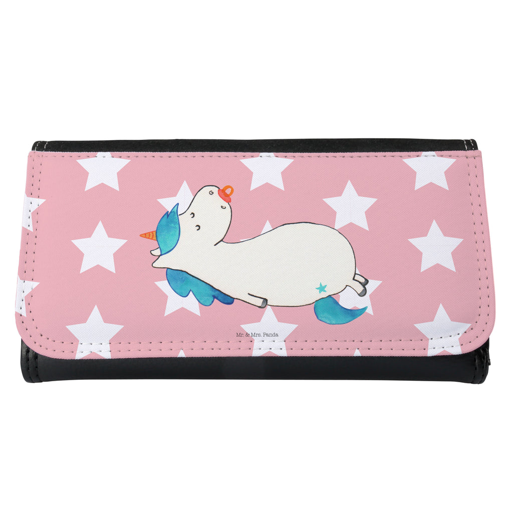 Damen Portemonnaie Einhorn Schnullie Portemonnaie, Portemonee, Geldbörse, Damen, Groß, XXL, Geldbeutel, Portemonnaies, Einhorn, Einhörner, Einhorn Deko, Pegasus, Unicorn, Baby, Kleinkind, Geburt, Geburtstag, Säugling, Schnuller, Geschenk Geburt, Mutter, Mama