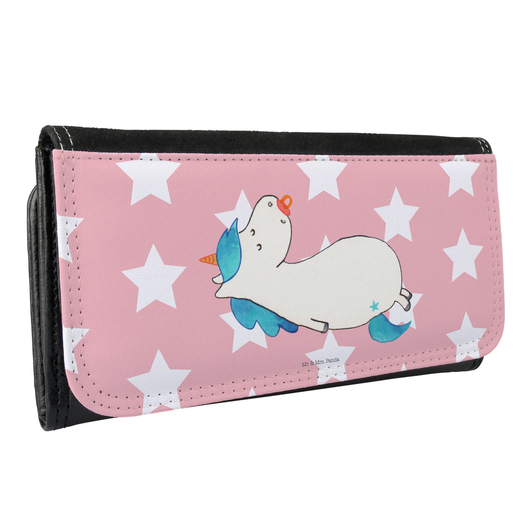 Damen Portemonnaie Einhorn Schnullie Portemonnaie, Portemonee, Geldbörse, Damen, Groß, XXL, Geldbeutel, Portemonnaies, Einhorn, Einhörner, Einhorn Deko, Pegasus, Unicorn, Baby, Kleinkind, Geburt, Geburtstag, Säugling, Schnuller, Geschenk Geburt, Mutter, Mama