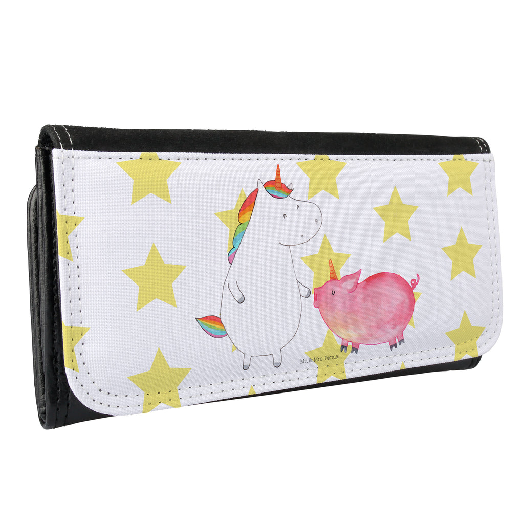 Damen Portemonnaie Einhorn + Schweinhorn Portemonnaie, Portemonee, Geldbörse, Damen, Groß, XXL, Geldbeutel, Portemonnaies, Einhorn, Einhörner, Einhorn Deko, Pegasus, Unicorn, Freundschaft, Schweinhorn, Schwein, Freundin, Schweinchen
