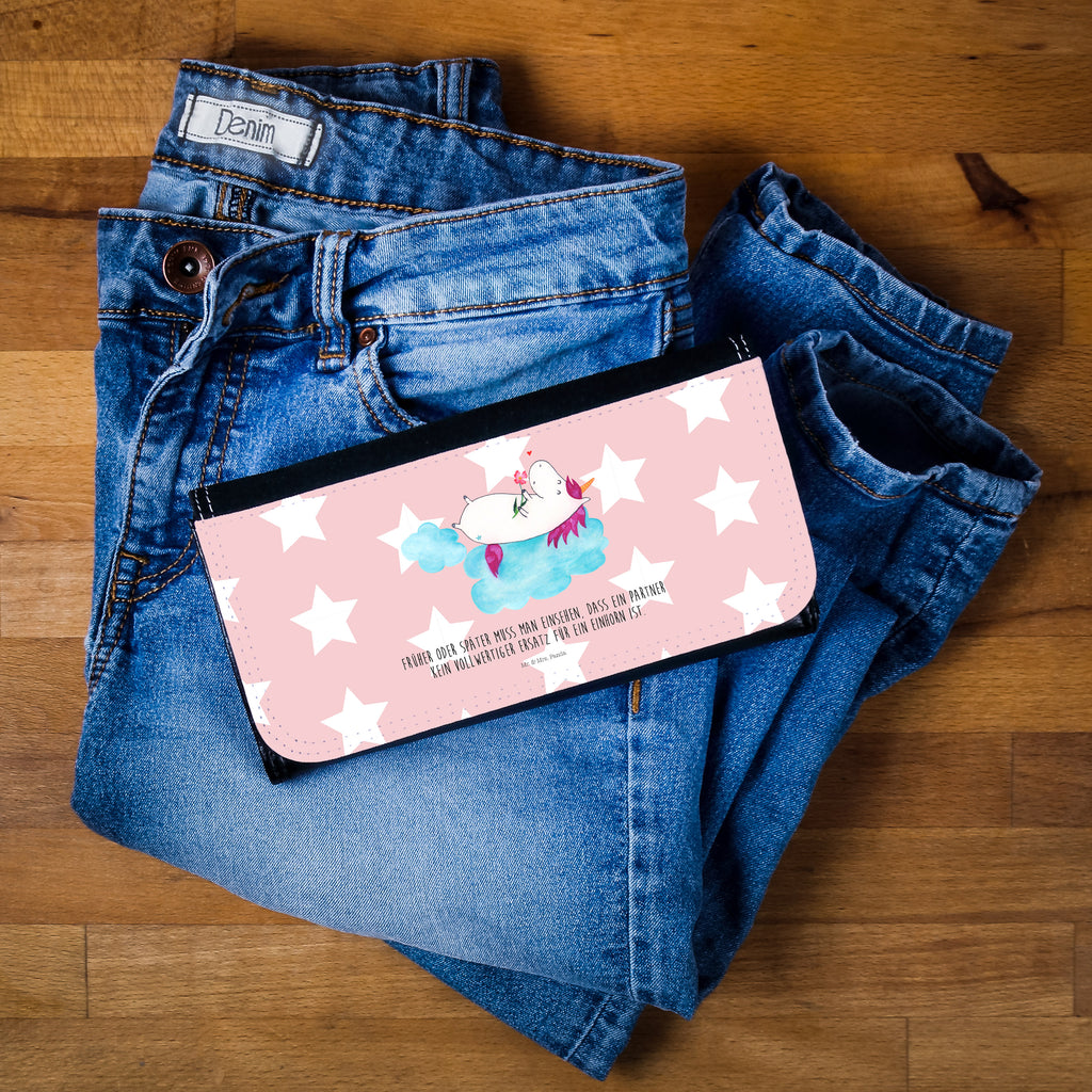 Damen Portemonnaie Einhorn verliebt auf Wolke Portemonnaie, Portemonee, Geldbörse, Damen, Groß, XXL, Geldbeutel, Portemonnaies, Einhorn, Einhörner, Einhorn Deko, Pegasus, Unicorn, verliebt, Liebe, Liebesbeweis, Freundin, Wolke
