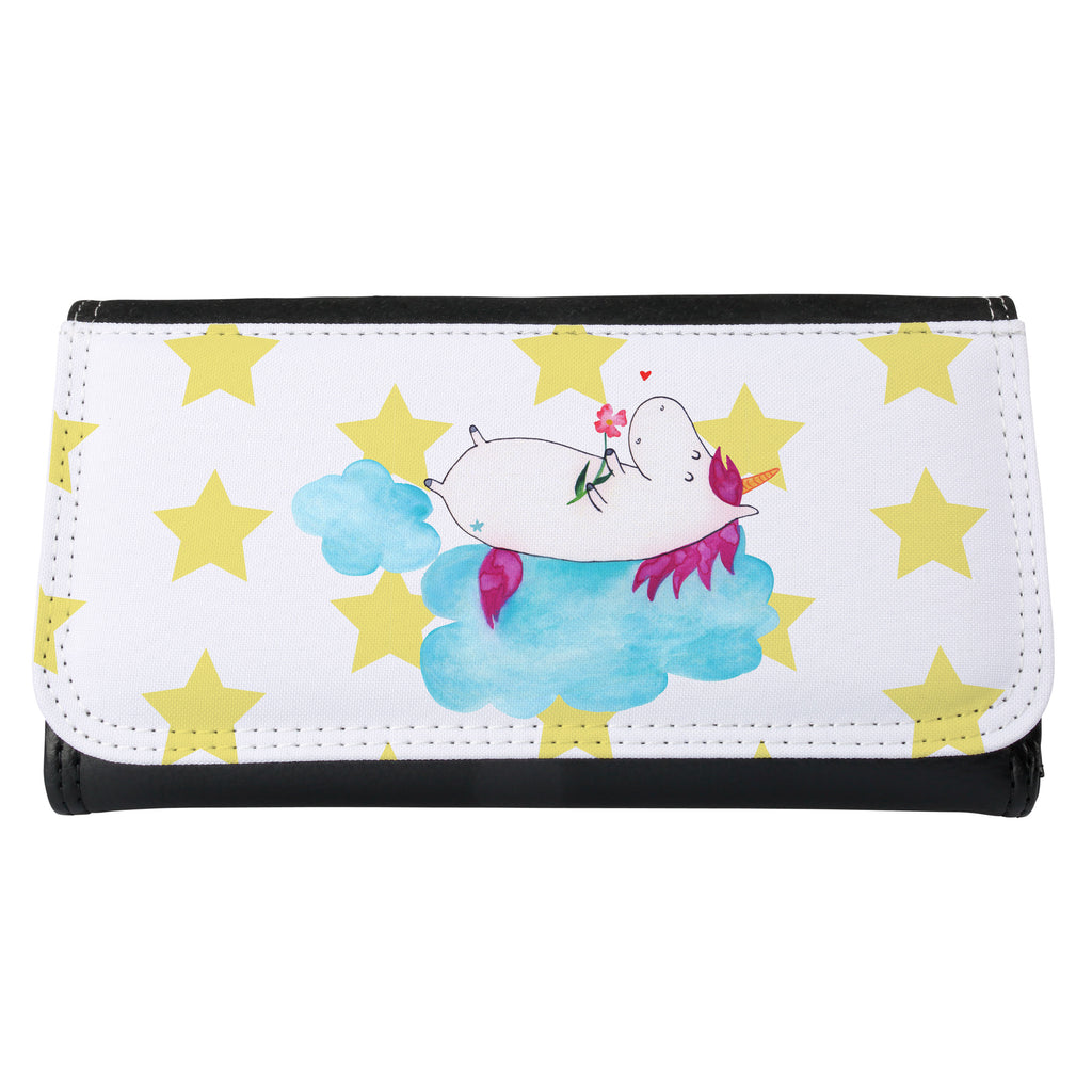 Damen Portemonnaie Einhorn verliebt auf Wolke Portemonnaie, Portemonee, Geldbörse, Damen, Groß, XXL, Geldbeutel, Portemonnaies, Einhorn, Einhörner, Einhorn Deko, Pegasus, Unicorn, verliebt, Liebe, Liebesbeweis, Freundin, Wolke