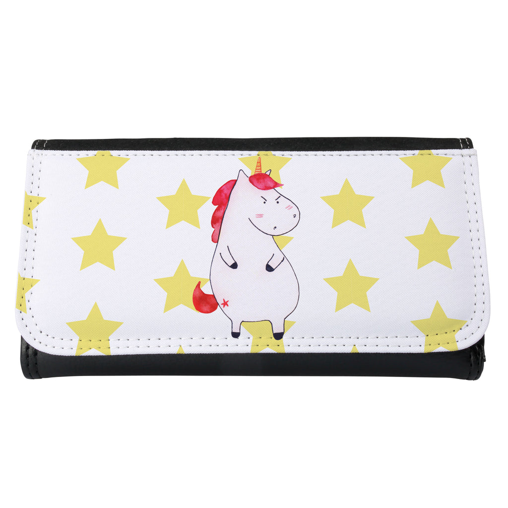 Damen Portemonnaie Einhorn wütend Portemonnaie, Portemonee, Geldbörse, Damen, Groß, XXL, Geldbeutel, Portemonnaies, Einhorn, Einhörner, Einhorn Deko, Pegasus, Unicorn, Realität, Ansage, lustlos, nein, Büro, Arbeit, wütend, dumme Fragen, lustig, Spaß, Geschenk