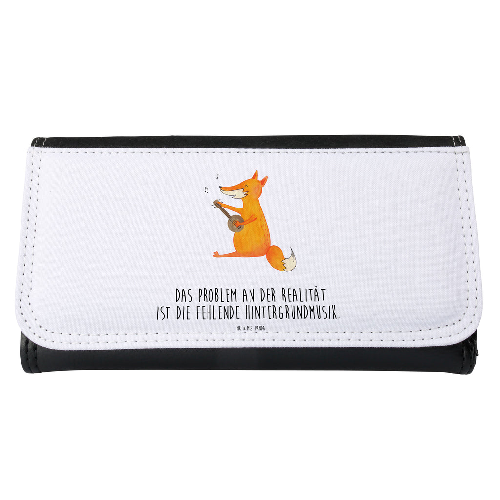 Damen Portemonnaie Fuchs Gitarre Portemonnaie, Portemonee, Geldbörse, Damen, Groß, XXL, Geldbeutel, Portemonnaies, Fuchs, Füchse, Geschenk Musiker, Musik Spruch, Musikerin, Sänger, Sängerin, Gitarre