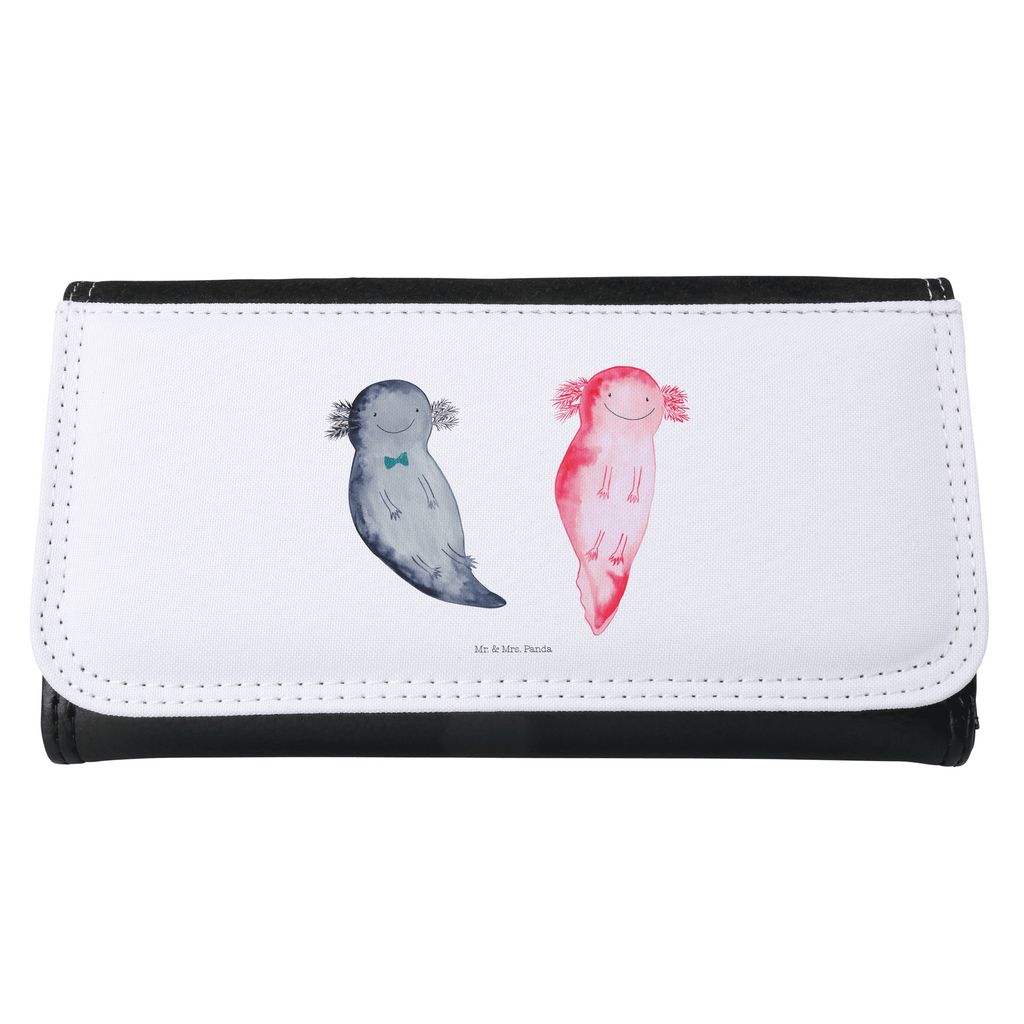 Damen Portemonnaie Axolotl Axel+Lotte Portemonnaie, Portemonee, Geldbörse, Damen, Groß, XXL, Geldbeutel, Portemonnaies, Axolotl, Molch, Axolot, Schwanzlurch, Lurch, Lurche, Liebe, große Liebe, Liebesbeweis, Freund, Verlobter, Ehemann, Jahrestag, Valentinstag