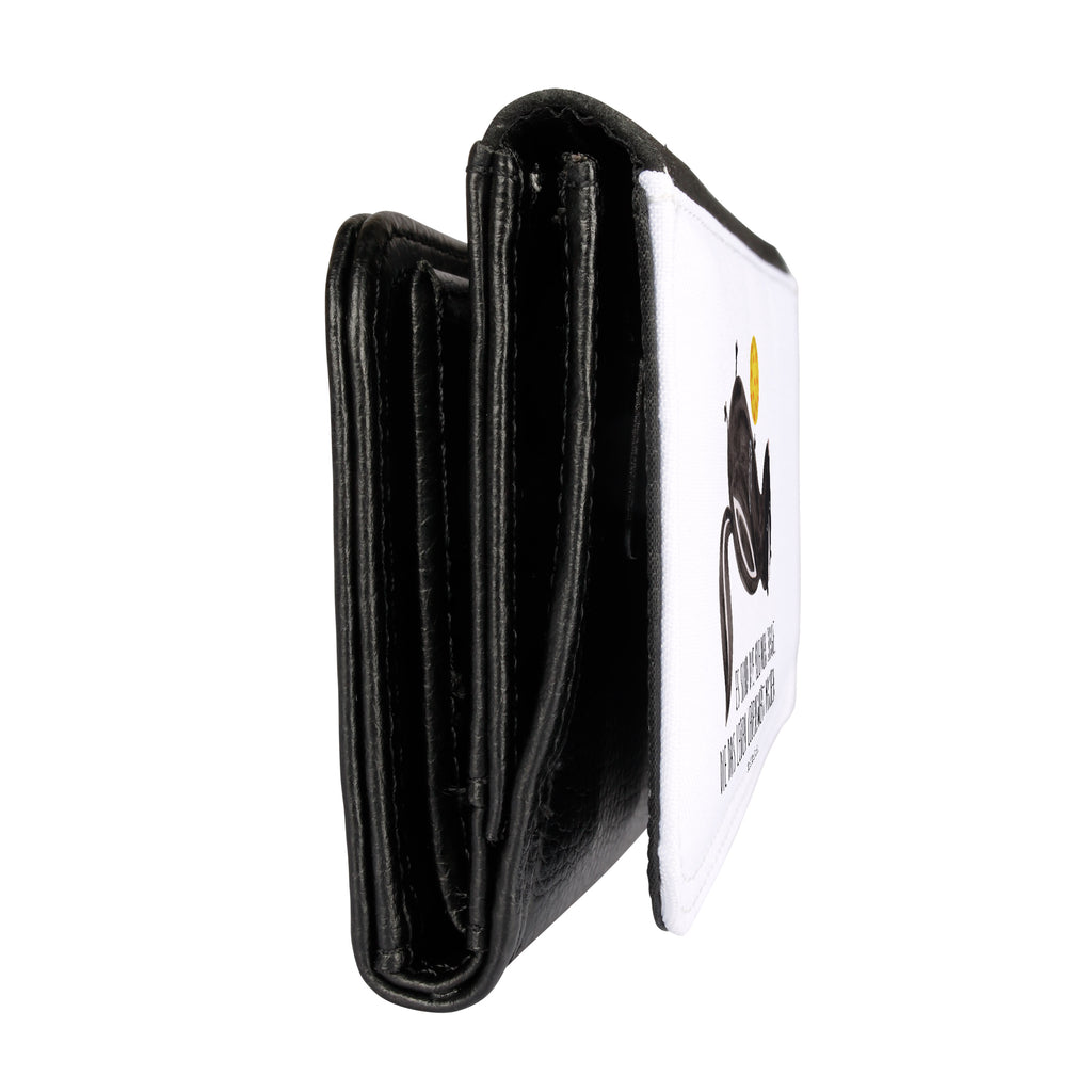 Damen Portemonnaie Stinktier Ball Portemonnaie, Portemonee, Geldbörse, Damen, Groß, XXL, Geldbeutel, Portemonnaies, Stinktier, Skunk, Wildtier, Raubtier, Stinker, Stinki, verspielt, Weisheit