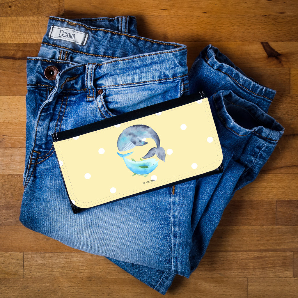 Damen Portemonnaie Walfisch & Thunfisch Portemonnaie, Portemonee, Geldbörse, Damen, Groß, XXL, Geldbeutel, Portemonnaies, Tiermotive, Gute Laune, lustige Sprüche, Tiere, Wal, Wahl, Tunfisch, Wortwitz lustig, Spruch lustig, Flachwitz, Witz, Spruch des Tages, Flachwitz Geschenk