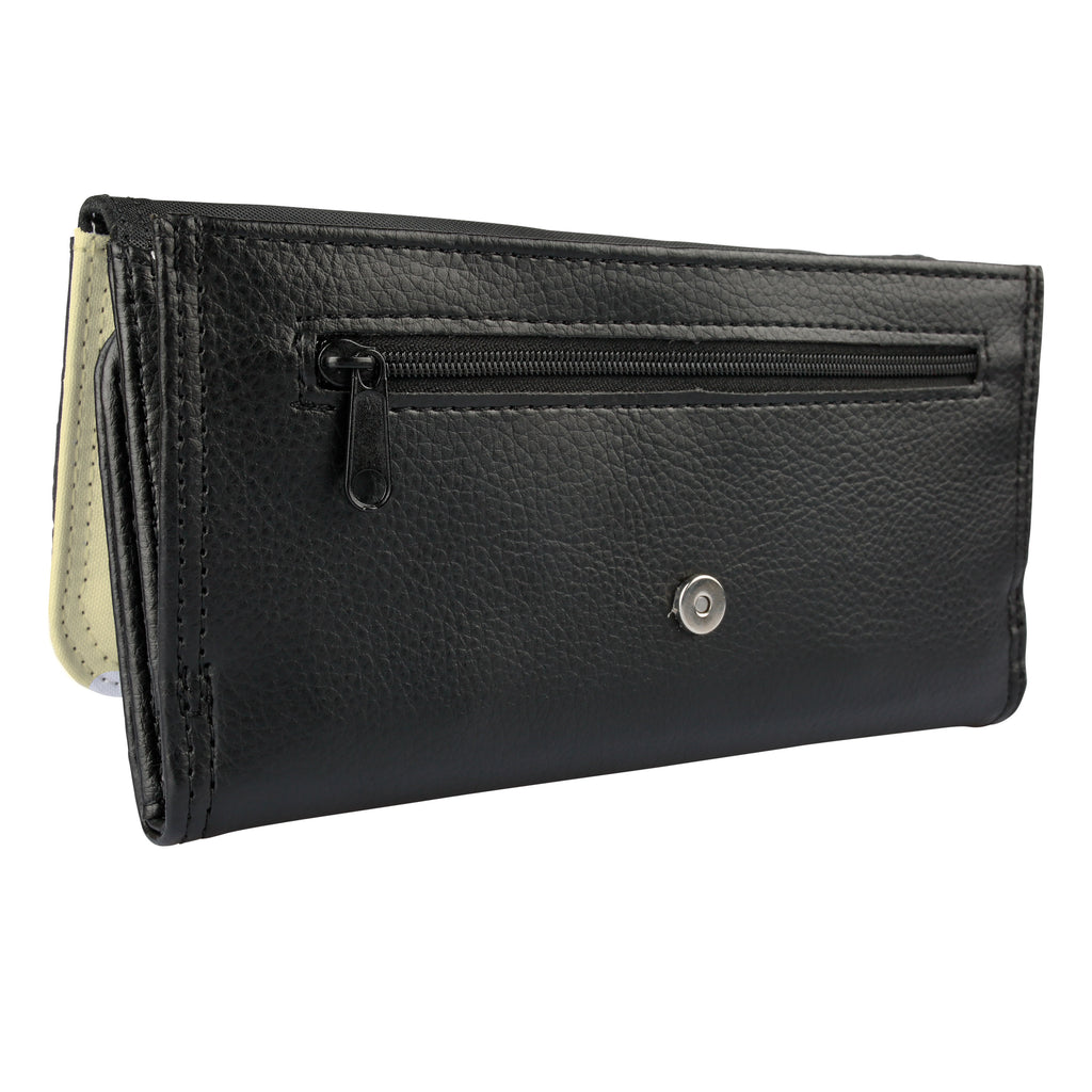 Damen Portemonnaie Hummeln mit Kleeblatt Portemonnaie, Portemonee, Geldbörse, Damen, Groß, XXL, Geldbeutel, Portemonnaies, Tiermotive, Gute Laune, lustige Sprüche, Tiere, Hummel, Biene, Spruch positiv, Biene Deko, Spruch schön, glücklich sein, glücklich werden, Spruch fröhlich