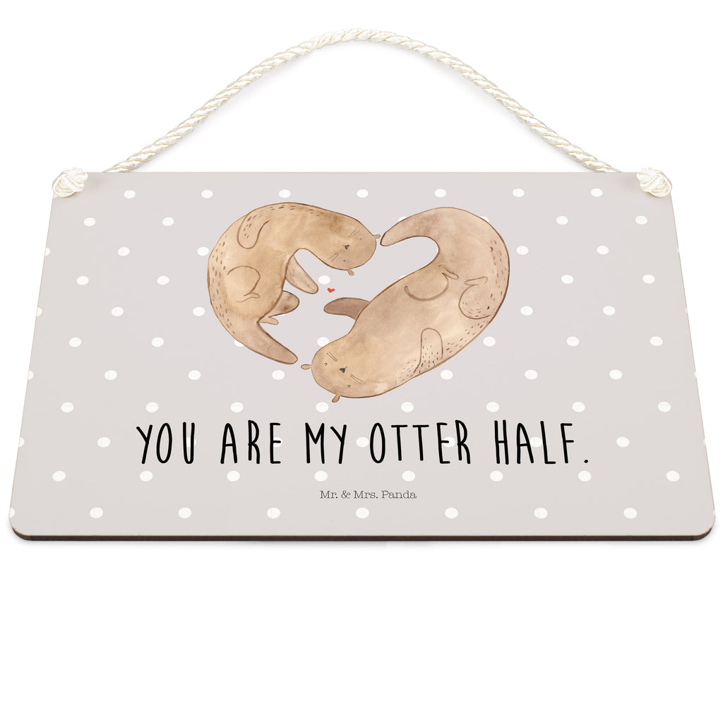 Deko Schild Otter Herz Dekoschild, Deko Schild, Schild, Tür Schild, Türschild, Holzschild, Wandschild, Wanddeko, Otter, Fischotter, Seeotter, Liebe, Herz, Liebesbeweis, Liebesgeschenk, Bessere Hälfte, Love you, Jahrestag, Hochzeitstag, Verlobung, gemeinsames Leben