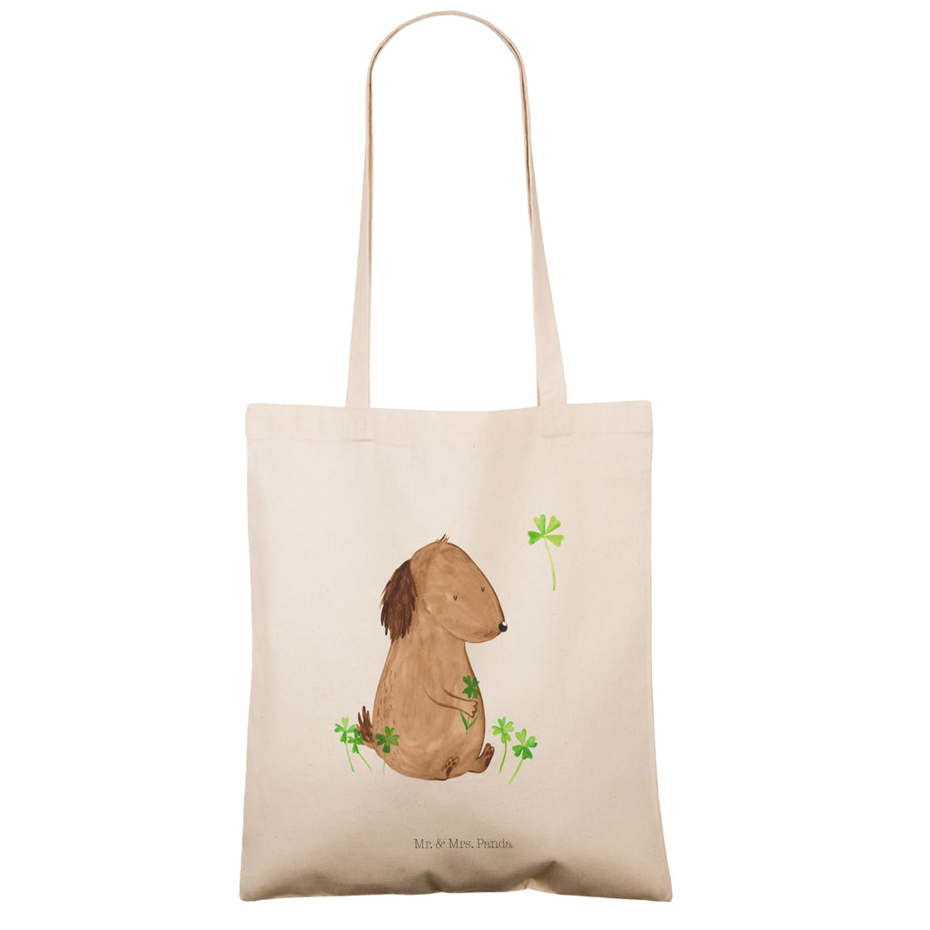 Tragetasche Hund Kleeblatt Beuteltasche, Beutel, Einkaufstasche, Jutebeutel, Stoffbeutel, Hund, Hundemotiv, Haustier, Hunderasse, Tierliebhaber, Hundebesitzer, Sprüche, Kleeblatt, Glück, Tagträume, Motivation, Neuanfang, Geschenk, Glücksbringer, Selbstliebe, Achtsamkeit