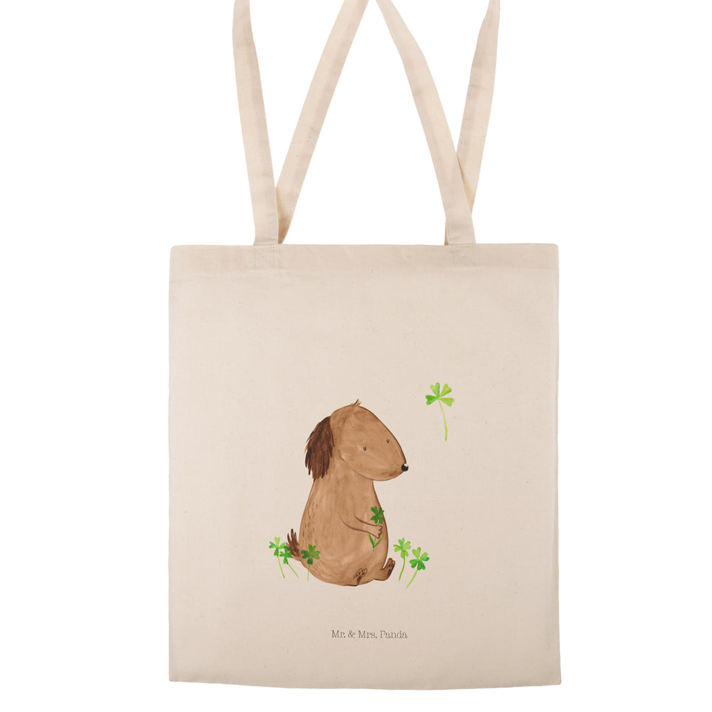Tragetasche Hund Kleeblatt Beuteltasche, Beutel, Einkaufstasche, Jutebeutel, Stoffbeutel, Hund, Hundemotiv, Haustier, Hunderasse, Tierliebhaber, Hundebesitzer, Sprüche, Kleeblatt, Glück, Tagträume, Motivation, Neuanfang, Geschenk, Glücksbringer, Selbstliebe, Achtsamkeit