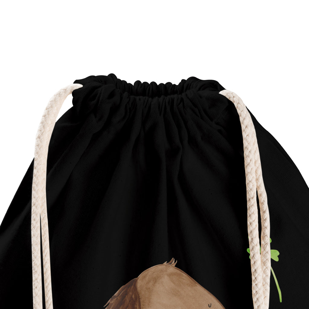 Sportbeutel Hund Kleeblatt Turnbeutel, Beutel, Sporttasche, Tasche, Stoffbeutel, Hund, Hundemotiv, Haustier, Hunderasse, Tierliebhaber, Hundebesitzer, Sprüche, Kleeblatt, Glück, Tagträume, Motivation, Neuanfang, Geschenk, Glücksbringer, Selbstliebe, Achtsamkeit