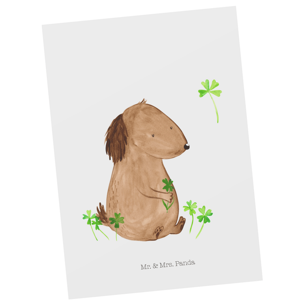 Postkarte Hund Kleeblatt Geschenkkarte, Grußkarte, Karte, Einladung, Ansichtskarte, Geburtstagskarte, Einladungskarte, Hund, Hundemotiv, Haustier, Hunderasse, Tierliebhaber, Hundebesitzer, Sprüche, Kleeblatt, Glück, Tagträume, Motivation, Neuanfang, Geschenk, Glücksbringer, Selbstliebe, Achtsamkeit