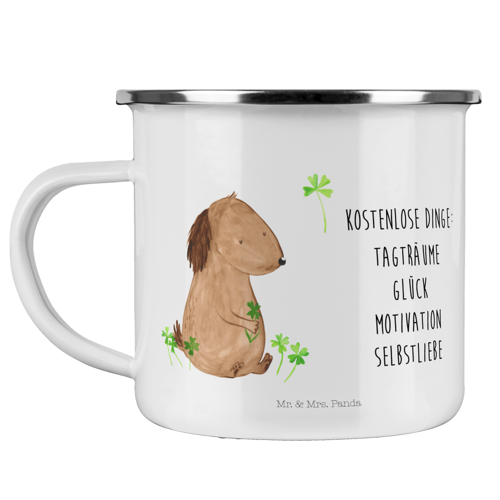 Camping Emaille Tasse Hund Kleeblatt Campingtasse, Trinkbecher, Metalltasse, Outdoor Tasse, Emaille Trinkbecher, Blechtasse Outdoor, Emaille Campingbecher, Edelstahl Trinkbecher, Metalltasse für Camping, Kaffee Blechtasse, Camping Tasse Metall, Hund, Hundemotiv, Haustier, Hunderasse, Tierliebhaber, Hundebesitzer, Sprüche, Kleeblatt, Glück, Tagträume, Motivation, Neuanfang, Geschenk, Glücksbringer, Selbstliebe, Achtsamkeit