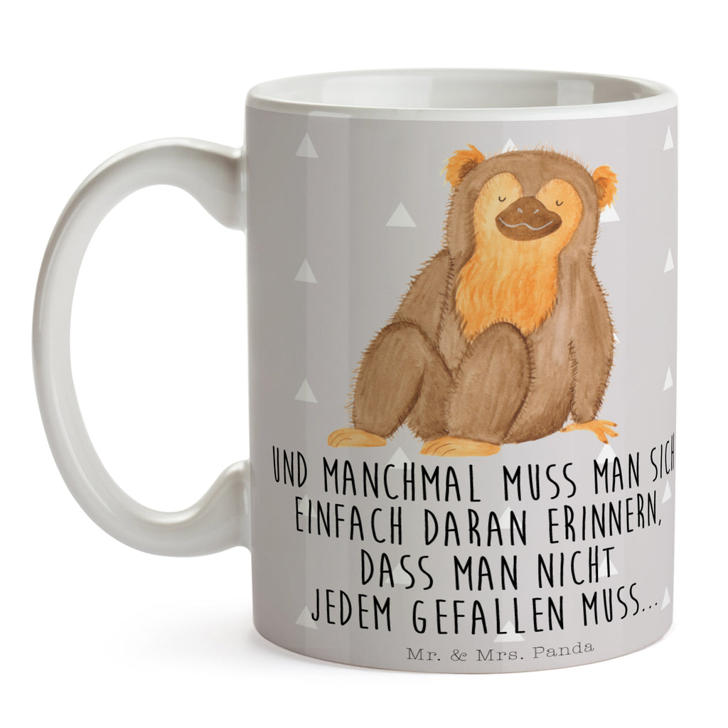 Tasse Affe Affe, Äffchen, Affen, Selbstliebe, Respekt, Motivation, Selbstachtung, Liebe, Selbstbewusstsein, Selfcare	 Becher, Kaffeetasse, Kaffeebecher, Tee, Frühstück, Büro  Afrika, Wildtiere
