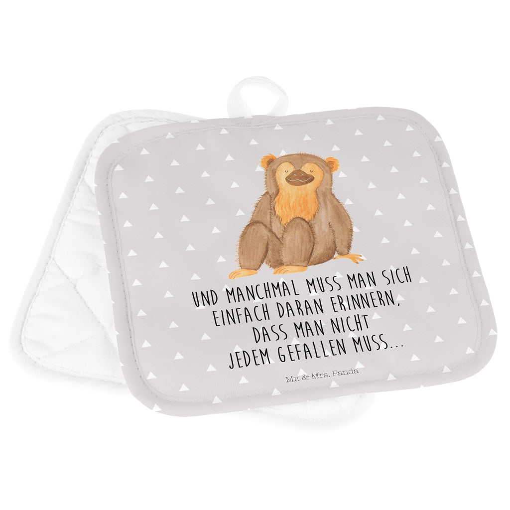 2er Set Topflappen  Affe Topflappen, Topfuntersetzer, Ofenhandschuh, Topflappen Set, Topflappen lustig, Topflappen mit Spruch, Afrika, Wildtiere, Affe, Äffchen, Affen, Selbstliebe, Respekt, Motivation, Selbstachtung, Liebe, Selbstbewusstsein, Selfcare