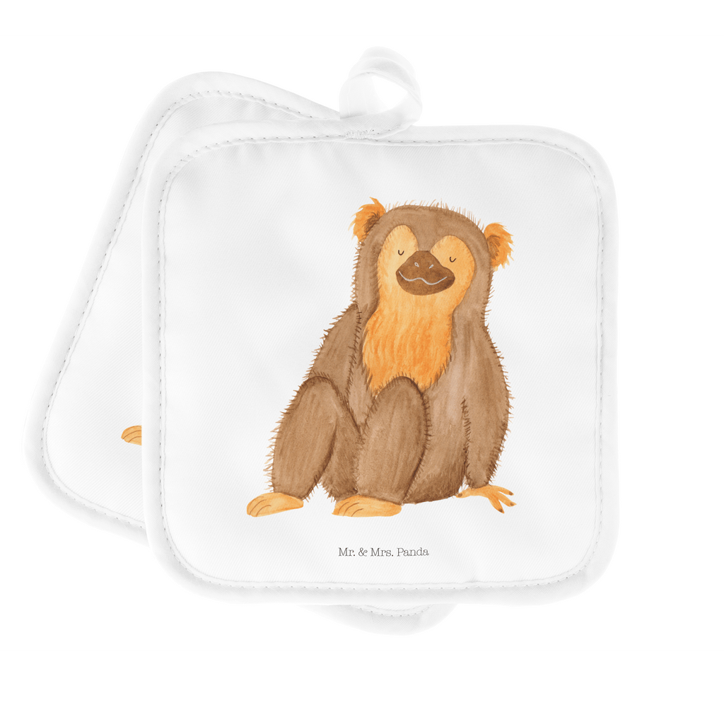 2er Set Topflappen  Affe Topflappen, Topfuntersetzer, Ofenhandschuh, Topflappen Set, Topflappen lustig, Topflappen mit Spruch, Afrika, Wildtiere, Affe, Äffchen, Affen, Selbstliebe, Respekt, Motivation, Selbstachtung, Liebe, Selbstbewusstsein, Selfcare