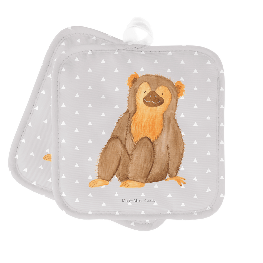 2er Set Topflappen  Affe Topflappen, Topfuntersetzer, Ofenhandschuh, Topflappen Set, Topflappen lustig, Topflappen mit Spruch, Afrika, Wildtiere, Affe, Äffchen, Affen, Selbstliebe, Respekt, Motivation, Selbstachtung, Liebe, Selbstbewusstsein, Selfcare