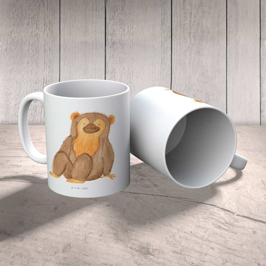 Kindertasse Affe Kunststoff Tasse, Kindergarten, Tasse, Trinkbecher, Camping Becher, Kaffeetasse, Kunststoffbecher, Kindergartenbecher, Outdoorgeschirr, Kunststoffgeschirr, Reisebecher, Reisetasse, Kinderbecher, Afrika, Wildtiere, Affe, Äffchen, Affen, Selbstliebe, Respekt, Motivation, Selbstachtung, Liebe, Selbstbewusstsein, Selfcare