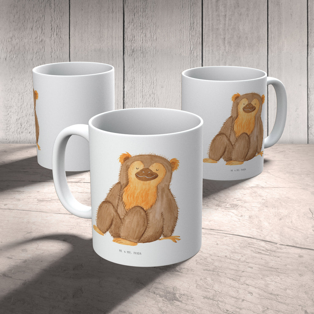 Kindertasse Affe Kunststoff Tasse, Kindergarten, Tasse, Trinkbecher, Camping Becher, Kaffeetasse, Kunststoffbecher, Kindergartenbecher, Outdoorgeschirr, Kunststoffgeschirr, Reisebecher, Reisetasse, Kinderbecher, Afrika, Wildtiere, Affe, Äffchen, Affen, Selbstliebe, Respekt, Motivation, Selbstachtung, Liebe, Selbstbewusstsein, Selfcare