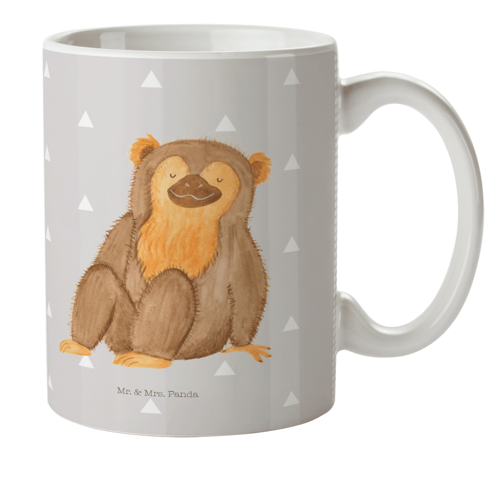 Kindertasse Affe Kunststoff Tasse, Kindergarten, Tasse, Trinkbecher, Camping Becher, Kaffeetasse, Kunststoffbecher, Kindergartenbecher, Outdoorgeschirr, Kunststoffgeschirr, Reisebecher, Reisetasse, Kinderbecher, Afrika, Wildtiere, Affe, Äffchen, Affen, Selbstliebe, Respekt, Motivation, Selbstachtung, Liebe, Selbstbewusstsein, Selfcare