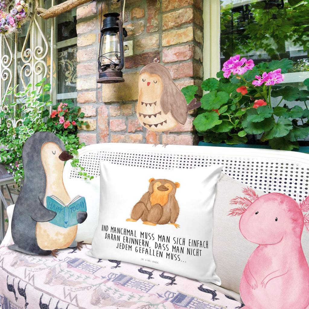 40x40 Kissen Affe Kissenhülle, Kopfkissen, Sofakissen, Dekokissen, Motivkissen, Afrika, Wildtiere, Affe, Äffchen, Affen, Selbstliebe, Respekt, Motivation, Selbstachtung, Liebe, Selbstbewusstsein, Selfcare