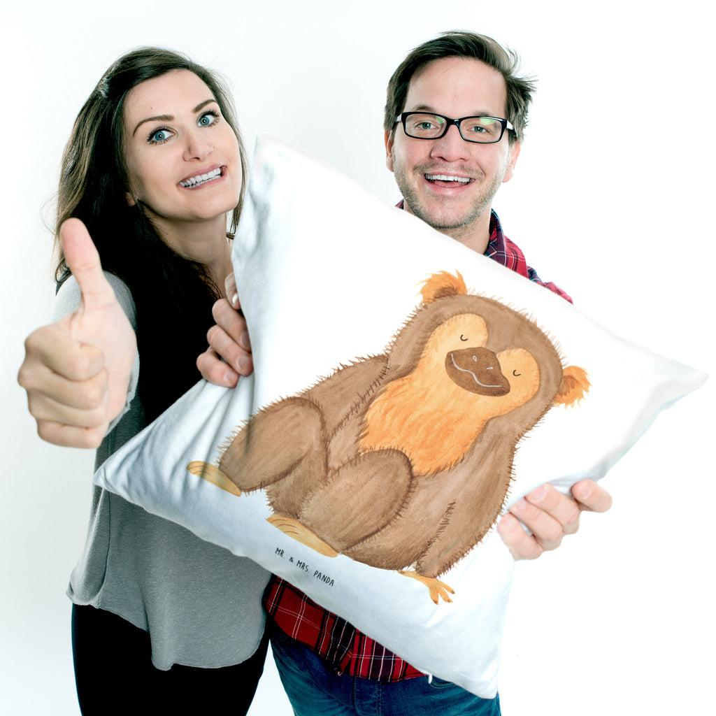 40x40 Kissen Affe Kissenhülle, Kopfkissen, Sofakissen, Dekokissen, Motivkissen, Afrika, Wildtiere, Affe, Äffchen, Affen, Selbstliebe, Respekt, Motivation, Selbstachtung, Liebe, Selbstbewusstsein, Selfcare