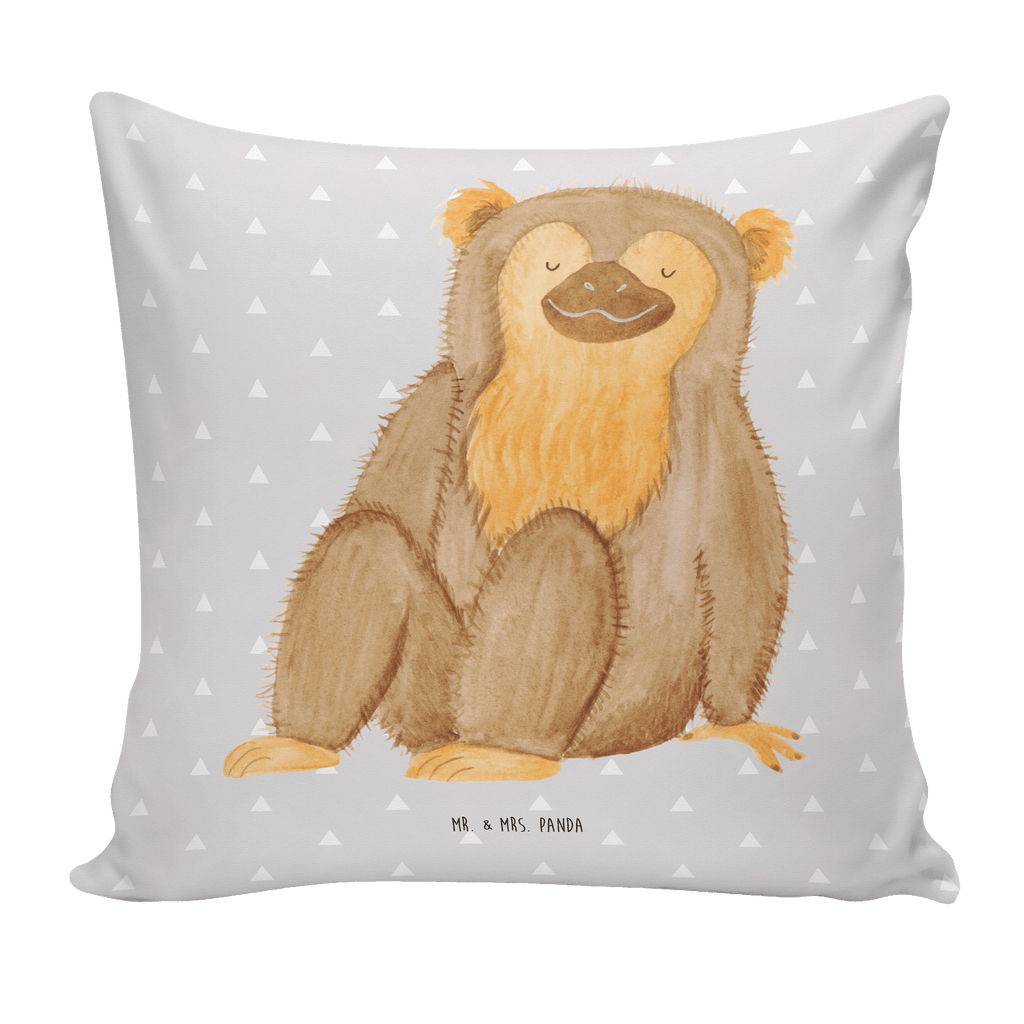 40x40 Kissen Affe Kissenhülle, Kopfkissen, Sofakissen, Dekokissen, Motivkissen, Afrika, Wildtiere, Affe, Äffchen, Affen, Selbstliebe, Respekt, Motivation, Selbstachtung, Liebe, Selbstbewusstsein, Selfcare