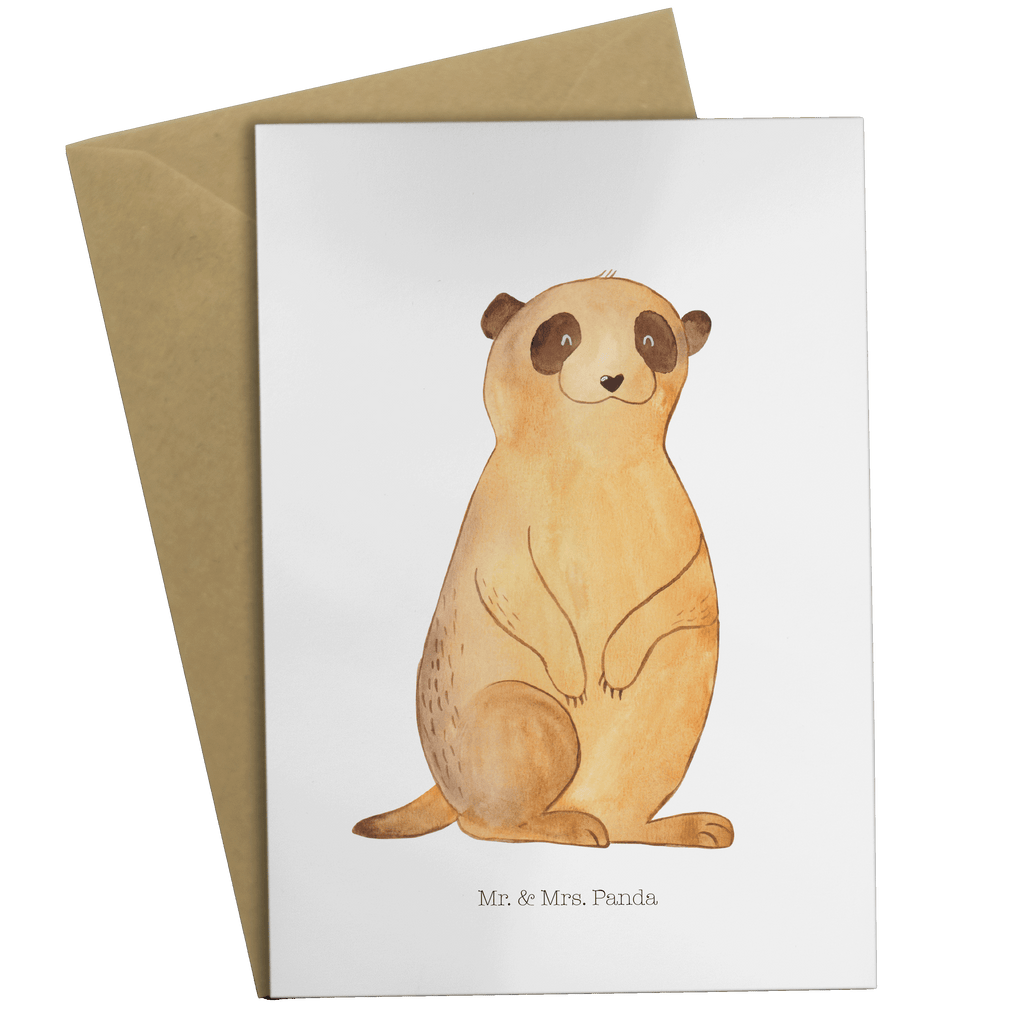 Grußkarte Erdmännchen Klappkarte, Einladungskarte, Glückwunschkarte, Hochzeitskarte, Geburtstagskarte, Karte, Afrika, Wildtiere, Erdmännchen, Reisen, Spruch, Weltreise, Afrikareise, Roadtrip, Traveling