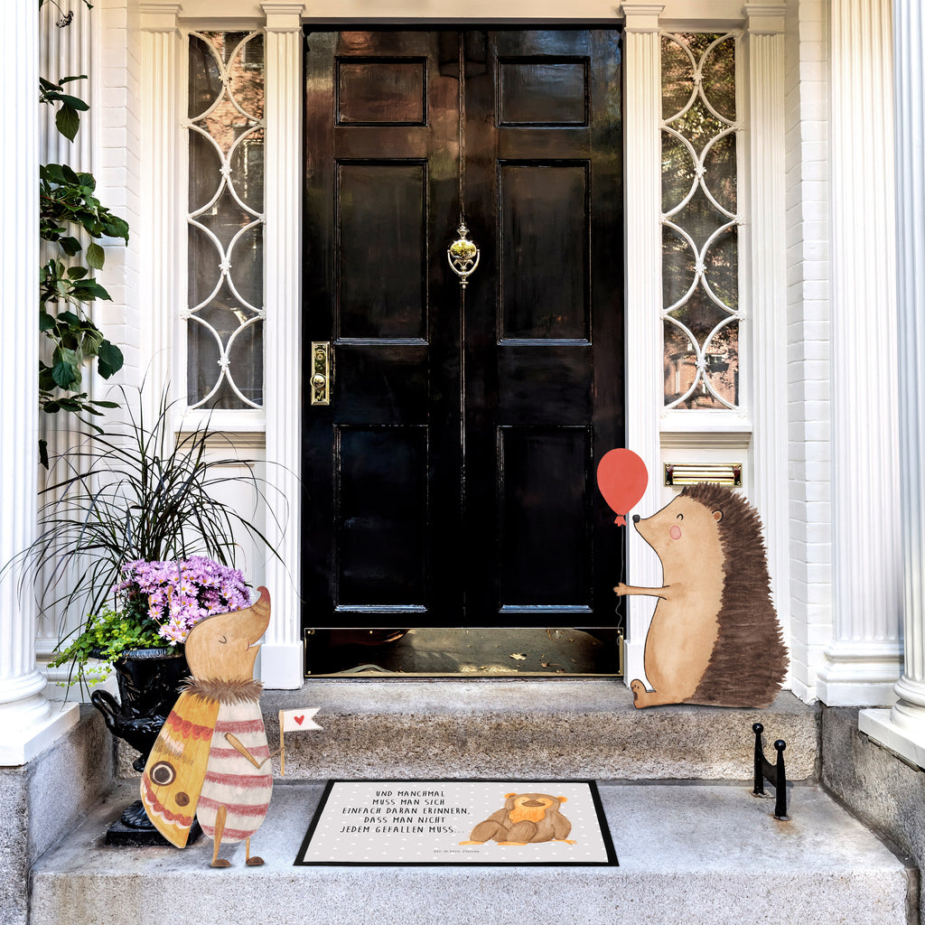 Fußmatte Affe Affe, Äffchen, Affen, Selbstliebe, Respekt, Motivation, Selbstachtung, Liebe, Selbstbewusstsein, Selfcare	 Türvorleger, Schmutzmatte, Fußabtreter, Matte, Schmutzfänger, Fußabstreifer, Schmutzfangmatte, Türmatte, Motivfußmatte,  Haustürmatte, Vorleger  Afrika, Wildtiere