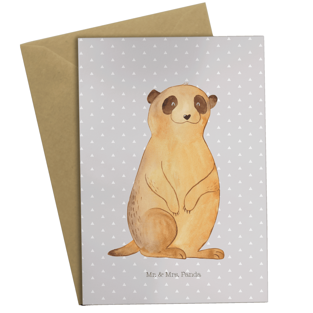 Grußkarte Erdmännchen Klappkarte, Einladungskarte, Glückwunschkarte, Hochzeitskarte, Geburtstagskarte, Karte, Afrika, Wildtiere, Erdmännchen, Reisen, Spruch, Weltreise, Afrikareise, Roadtrip, Traveling