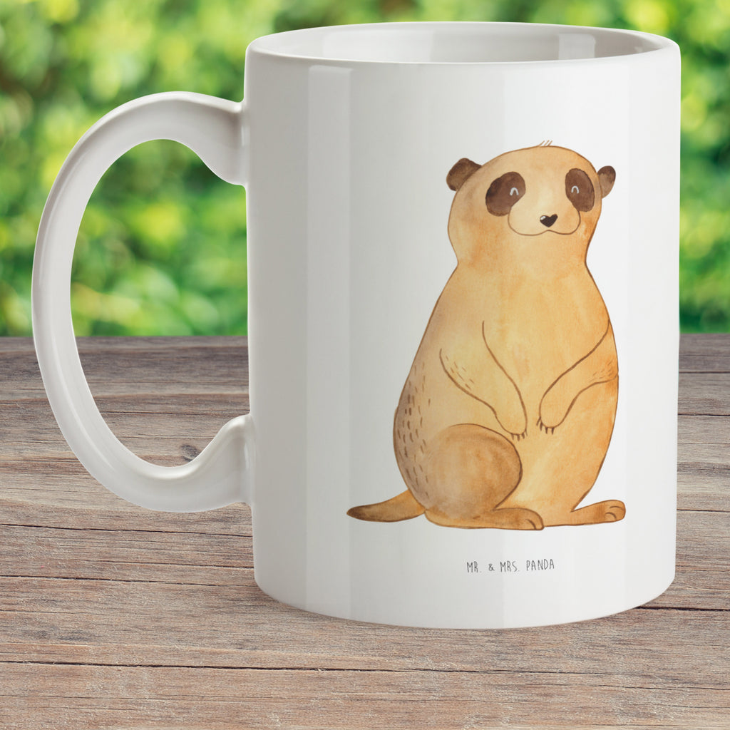 Kindertasse Erdmännchen Kunststoff Tasse, Kindergarten, Tasse, Trinkbecher, Camping Becher, Kaffeetasse, Kunststoffbecher, Kindergartenbecher, Outdoorgeschirr, Kunststoffgeschirr, Reisebecher, Reisetasse, Kinderbecher, Afrika, Wildtiere, Erdmännchen, Reisen, Spruch, Weltreise, Afrikareise, Roadtrip, Traveling