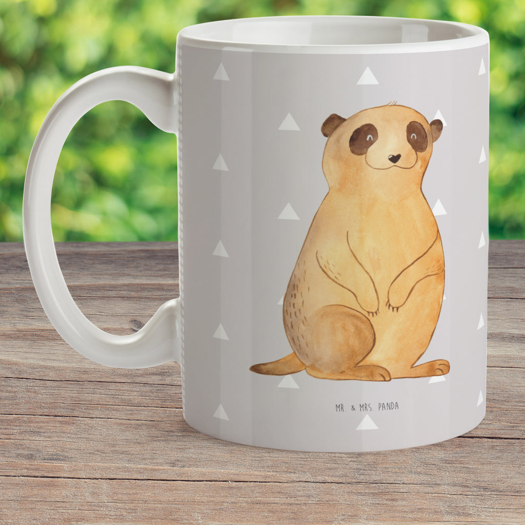 Kindertasse Erdmännchen Kunststoff Tasse, Kindergarten, Tasse, Trinkbecher, Camping Becher, Kaffeetasse, Kunststoffbecher, Kindergartenbecher, Outdoorgeschirr, Kunststoffgeschirr, Reisebecher, Reisetasse, Kinderbecher, Afrika, Wildtiere, Erdmännchen, Reisen, Spruch, Weltreise, Afrikareise, Roadtrip, Traveling