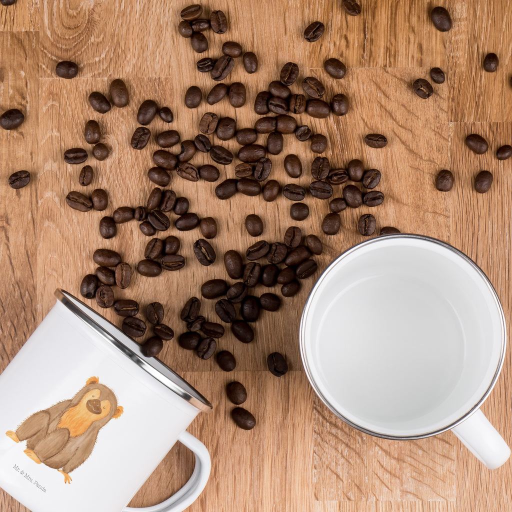 Camping Emaille Tasse Affe Campingtasse, Trinkbecher, Metalltasse, Outdoor Tasse, Emaille Trinkbecher, Blechtasse Outdoor, Emaille Campingbecher, Edelstahl Trinkbecher, Metalltasse für Camping, Kaffee Blechtasse, Camping Tasse Metall, Afrika, Wildtiere, Affe, Äffchen, Affen, Selbstliebe, Respekt, Motivation, Selbstachtung, Liebe, Selbstbewusstsein, Selfcare