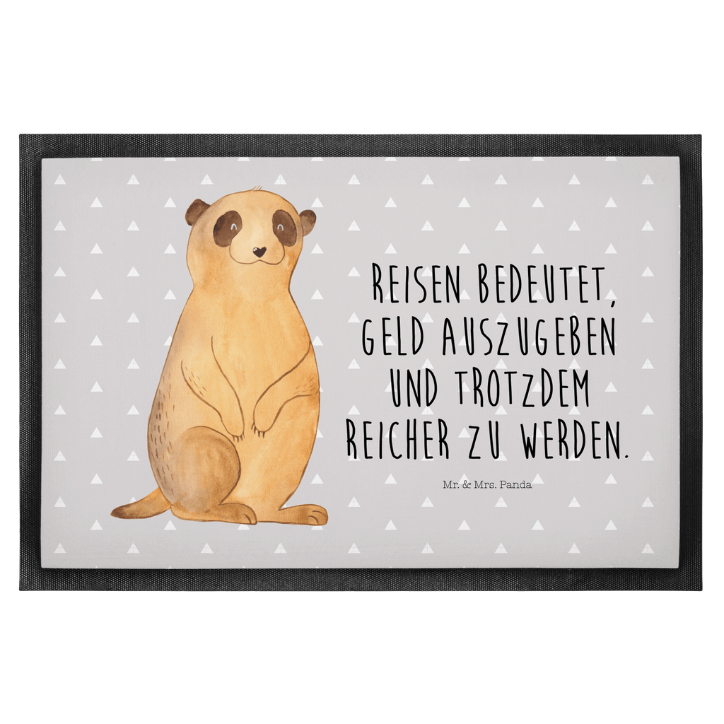 Fußmatte Erdmännchen Erdmännchen, Afrika, Reisen, Spruch, Weltreise, Afrikareise, Roadtrip, Traveling  Türvorleger, Schmutzmatte, Fußabtreter, Matte, Schmutzfänger, Fußabstreifer, Schmutzfangmatte, Türmatte, Motivfußmatte,  Haustürmatte, Vorleger  Afrika, Wildtiere