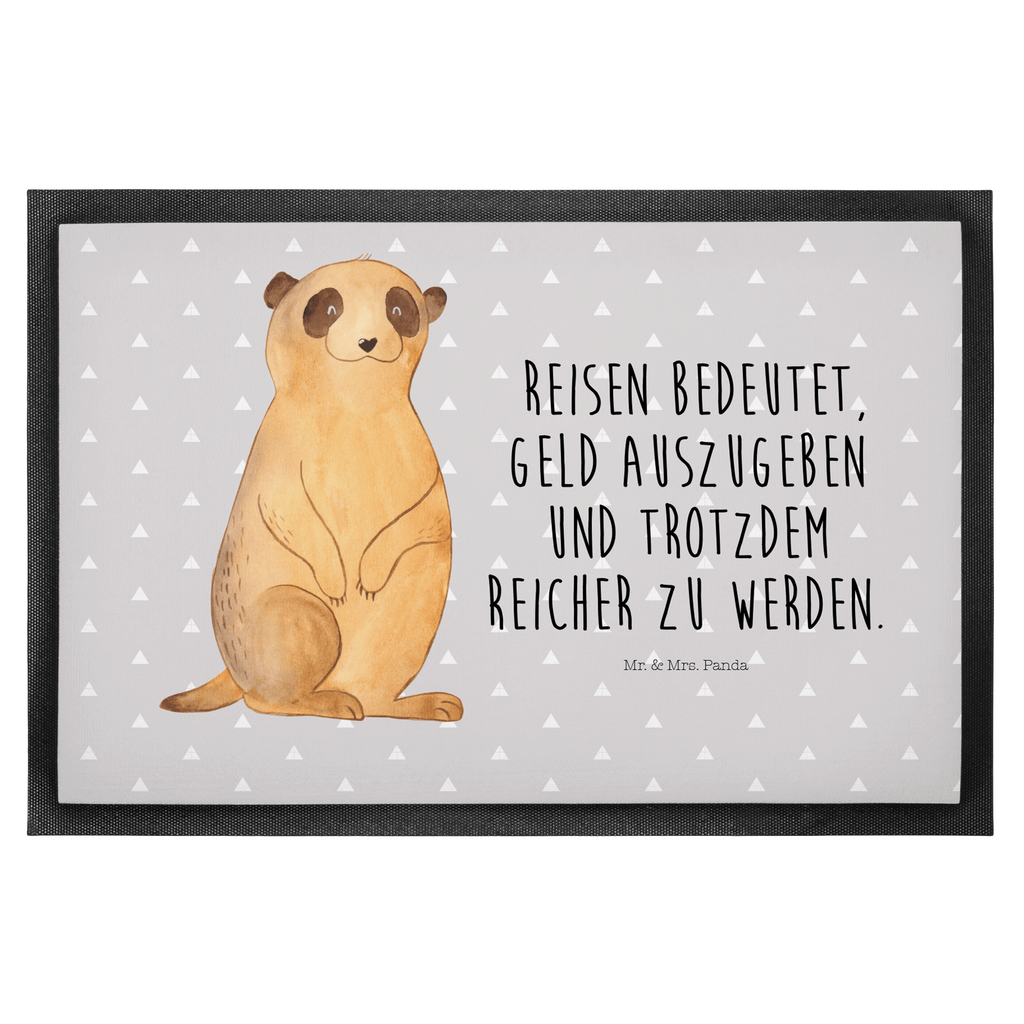 Fußmatte Erdmännchen Erdmännchen, Afrika, Reisen, Spruch, Weltreise, Afrikareise, Roadtrip, Traveling  Türvorleger, Schmutzmatte, Fußabtreter, Matte, Schmutzfänger, Fußabstreifer, Schmutzfangmatte, Türmatte, Motivfußmatte,  Haustürmatte, Vorleger  Afrika, Wildtiere