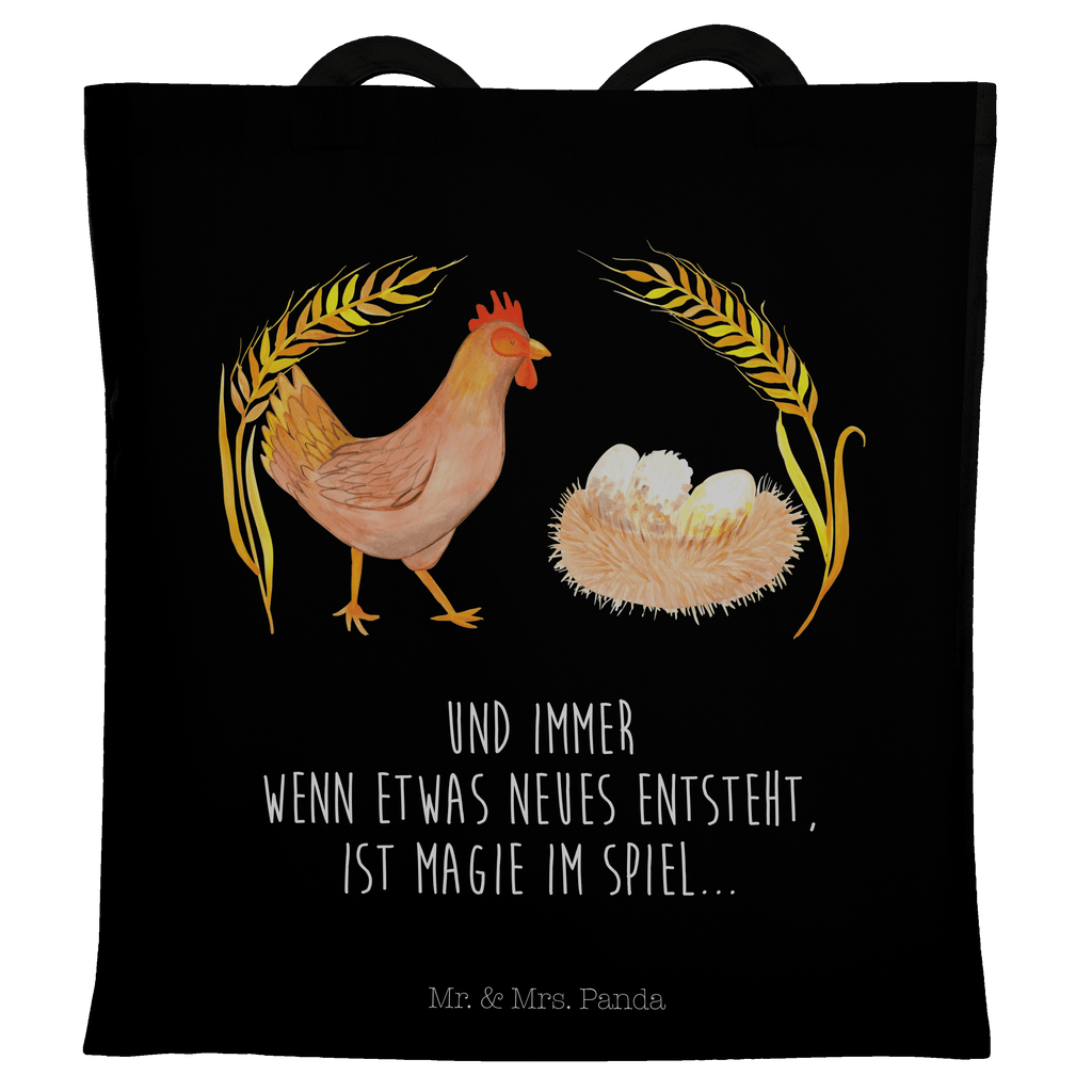 Tragetasche Huhn stolz Beuteltasche, Beutel, Einkaufstasche, Jutebeutel, Stoffbeutel, Bauernhof, Hoftiere, Landwirt, Landwirtin, Hahn, Henne, Hühner, Eier, Hof, Landleben, Motivation, Geburt, Magie, Spruch, Schwangerschaft