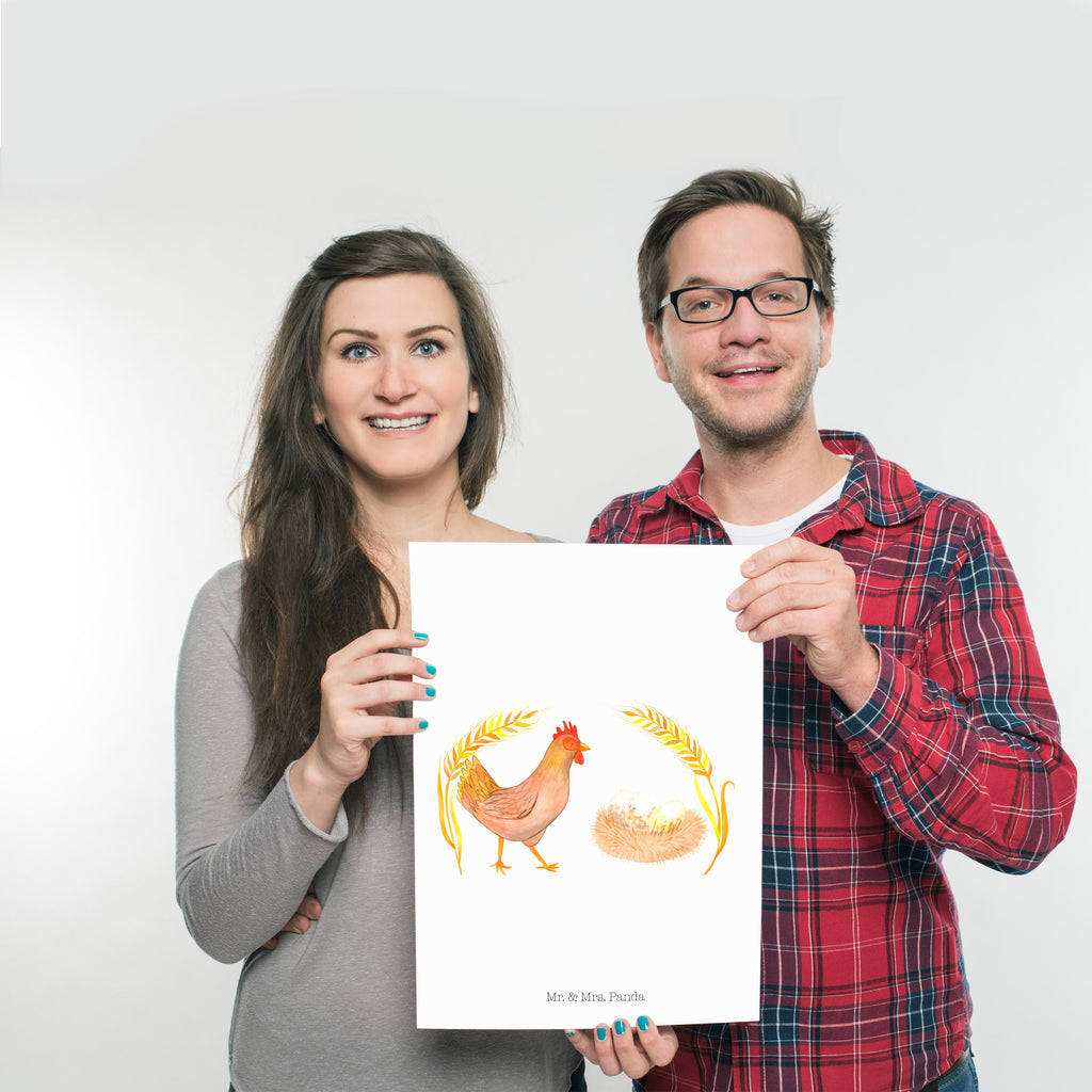 Poster Huhn stolz Poster, Wandposter, Bild, Wanddeko, Küchenposter, Kinderposter, Wanddeko Bild, Raumdekoration, Wanddekoration, Handgemaltes Poster, Mr. & Mrs. Panda Poster, Designposter, Kunstdruck, Posterdruck, Bauernhof, Hoftiere, Landwirt, Landwirtin, Hahn, Henne, Hühner, Eier, Hof, Landleben, Motivation, Geburt, Magie, Spruch, Schwangerschaft