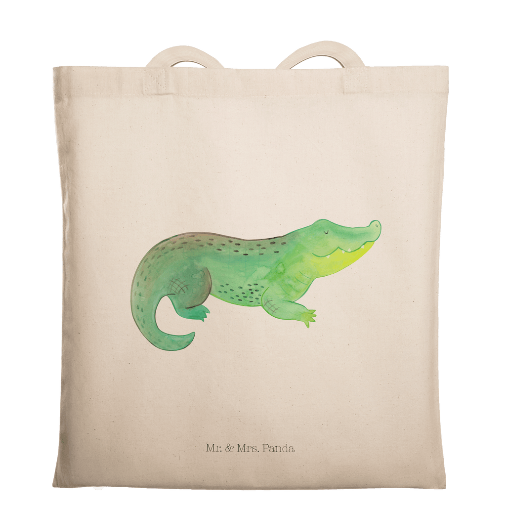 Tragetasche Krokodil Beuteltasche, Beutel, Einkaufstasche, Jutebeutel, Stoffbeutel, Meerestiere, Meer, Urlaub, Krokodil, Krokodile, verrückt sein, spontan sein, Abenteuerlust, Reiselust, Freundin, beste Freundin, Lieblingsmensch
