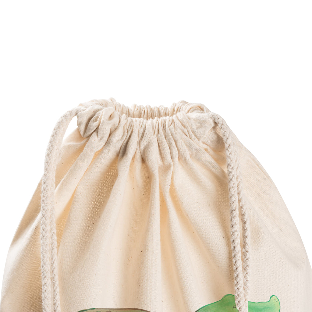 Sportbeutel Krokodil Turnbeutel, Beutel, Sporttasche, Tasche, Stoffbeutel, Meerestiere, Meer, Urlaub, Krokodil, Krokodile, verrückt sein, spontan sein, Abenteuerlust, Reiselust, Freundin, beste Freundin, Lieblingsmensch