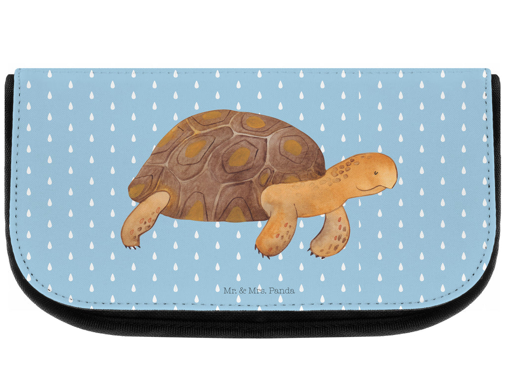 Kosmetiktasche Schildkröte marschiert Kosmetikbeutel, Kulturtasche, Kulturbeutel, Schminktasche, Make-Up Tasche, Meerestiere, Meer, Urlaub, Schildkröte, Schildkröten, get lost, Abenteuer, Reiselust, Inspiration, Neustart, Motivation, Lieblingsmensch