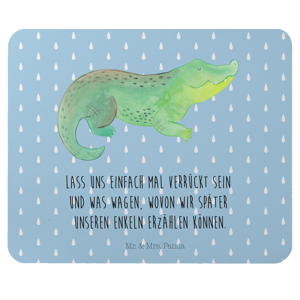 Mauspad Krokodil Mousepad, Computer zubehör, Büroausstattung, PC Zubehör, Arbeitszimmer, Mauspad, Einzigartiges Mauspad, Designer Mauspad, Meerestiere, Meer, Urlaub, Krokodil, Krokodile, verrückt sein, spontan sein, Abenteuerlust, Reiselust, Freundin, beste Freundin, Lieblingsmensch