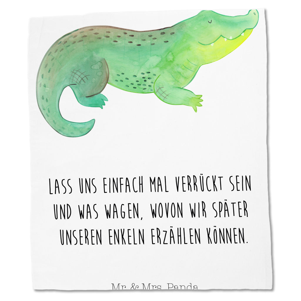 Tragetasche Krokodil Beuteltasche, Beutel, Einkaufstasche, Jutebeutel, Stoffbeutel, Meerestiere, Meer, Urlaub, Krokodil, Krokodile, verrückt sein, spontan sein, Abenteuerlust, Reiselust, Freundin, beste Freundin, Lieblingsmensch