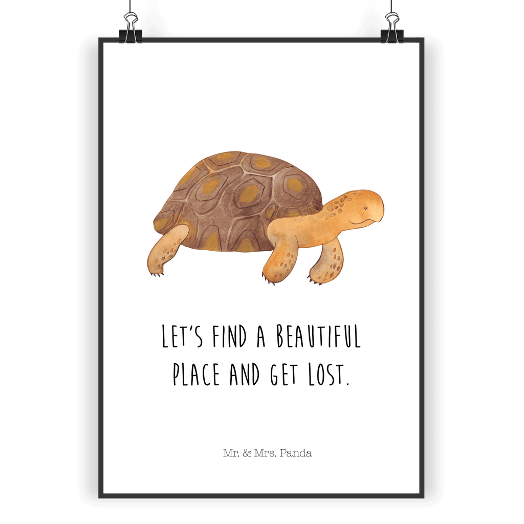 Poster Schildkröte marschiert Poster, Wandposter, Bild, Wanddeko, Küchenposter, Kinderposter, Wanddeko Bild, Raumdekoration, Wanddekoration, Handgemaltes Poster, Mr. & Mrs. Panda Poster, Designposter, Kunstdruck, Posterdruck, Meerestiere, Meer, Urlaub, Schildkröte, Schildkröten, get lost, Abenteuer, Reiselust, Inspiration, Neustart, Motivation, Lieblingsmensch