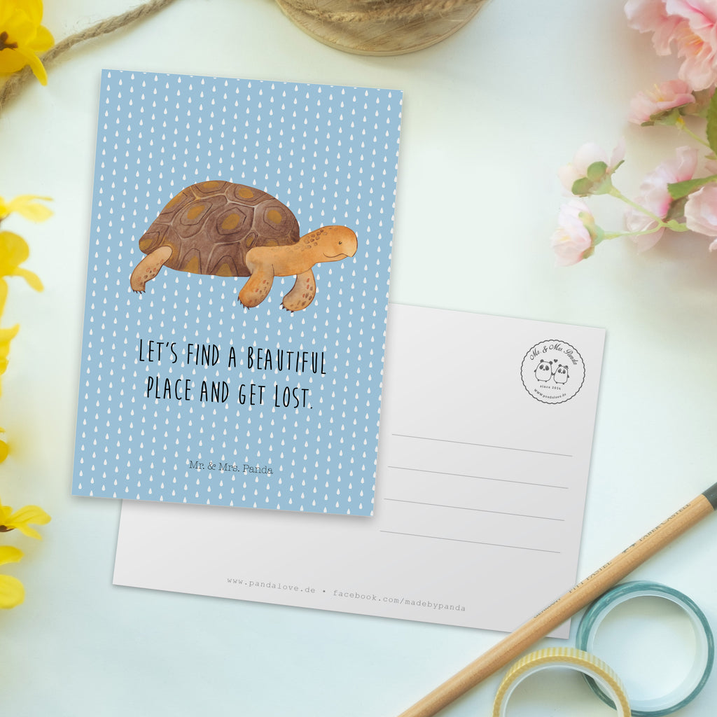 Postkarte Schildkröte marschiert Geschenkkarte, Grußkarte, Karte, Einladung, Ansichtskarte, Geburtstagskarte, Einladungskarte, Dankeskarte, Meerestiere, Meer, Urlaub, Schildkröte, Schildkröten, get lost, Abenteuer, Reiselust, Inspiration, Neustart, Motivation, Lieblingsmensch