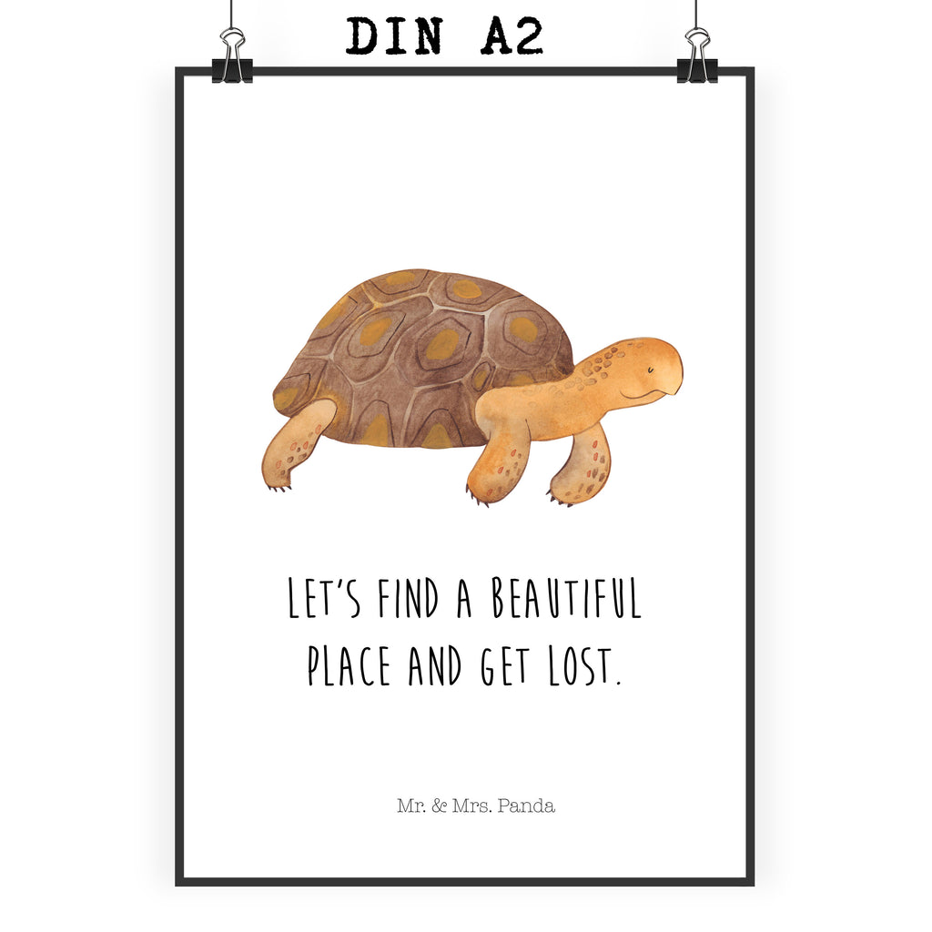 Poster Schildkröte marschiert Poster, Wandposter, Bild, Wanddeko, Küchenposter, Kinderposter, Wanddeko Bild, Raumdekoration, Wanddekoration, Handgemaltes Poster, Mr. & Mrs. Panda Poster, Designposter, Kunstdruck, Posterdruck, Meerestiere, Meer, Urlaub, Schildkröte, Schildkröten, get lost, Abenteuer, Reiselust, Inspiration, Neustart, Motivation, Lieblingsmensch