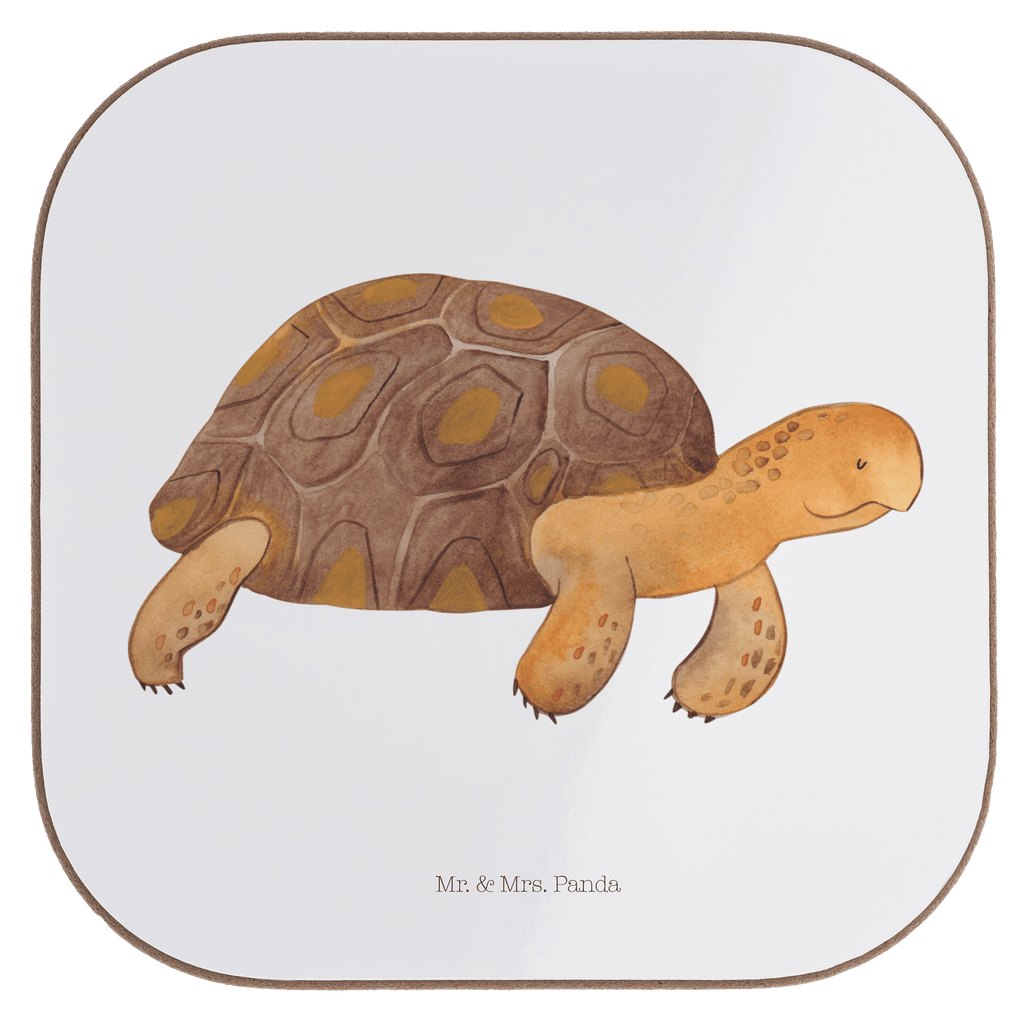 Quadratische Untersetzer Schildkröte marschiert Bierdeckel, Glasuntersetzer, Untersetzer Gläser, Getränkeuntersetzer, Meerestiere, Meer, Urlaub, Schildkröte, Schildkröten, get lost, Abenteuer, Reiselust, Inspiration, Neustart, Motivation, Lieblingsmensch