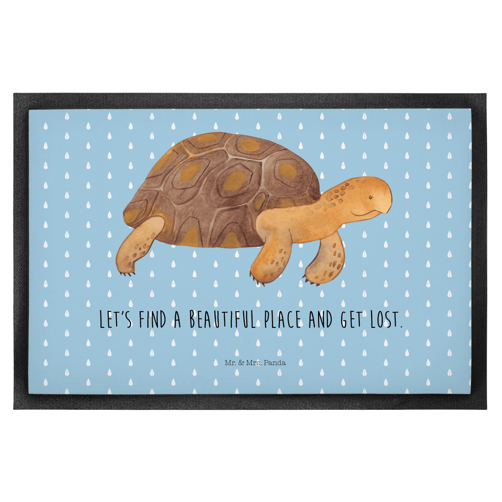 Fußmatte Schildkröte marschiert Schildkröte, Schildkröten, get lost, Abenteuer, Reiselust, Inspiration, Neustart, Motivation, Lieblingsmensch	 Türvorleger, Schmutzmatte, Fußabtreter, Matte, Schmutzfänger, Fußabstreifer, Schmutzfangmatte, Türmatte, Motivfußmatte,  Haustürmatte, Vorleger  Meerestiere, Meer, Urlaub