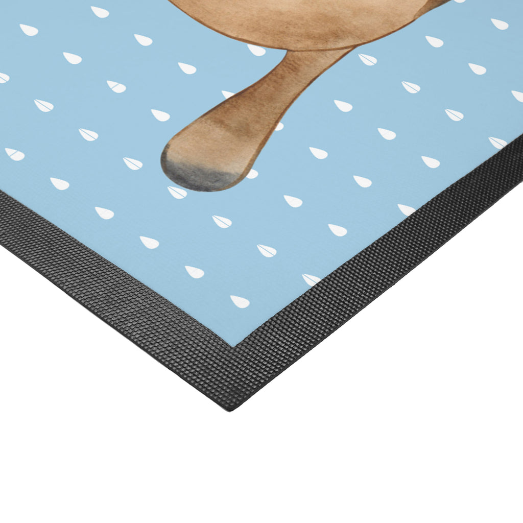 Fußmatte Schnabeltier mutig Schnabeltier, Mut, mutig, Lebensweisheit, Schnabeltiere, Motivation, Training, Büro, Arbeit, Neuanfang, Neustart, Weltreise, Raodtrip	 Türvorleger, Schmutzmatte, Fußabtreter, Matte, Schmutzfänger, Fußabstreifer, Schmutzfangmatte, Türmatte, Motivfußmatte,  Haustürmatte, Vorleger  Meerestiere, Meer, Urlaub